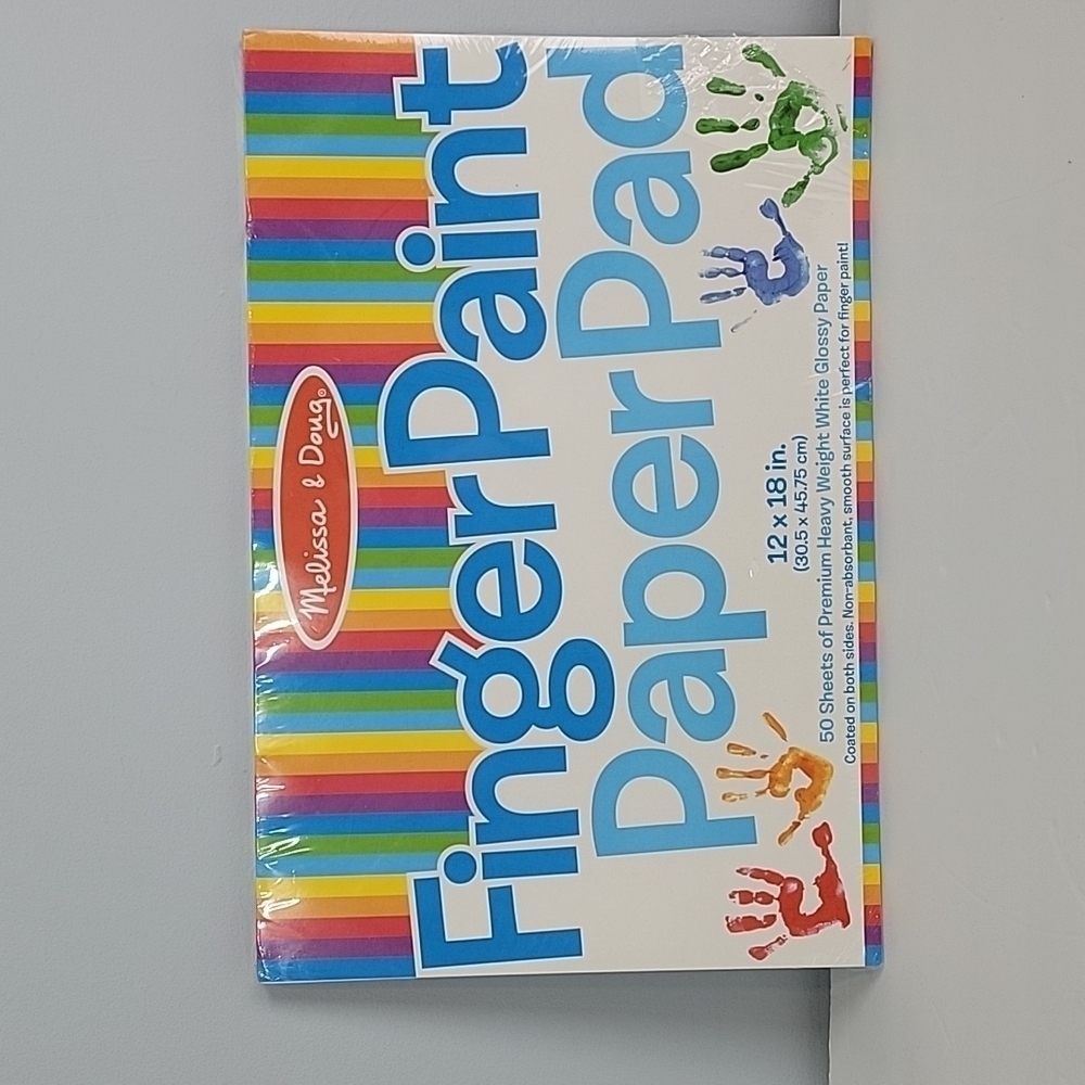 Melissa & Doug FingerPaint Paper Pad 12x18"